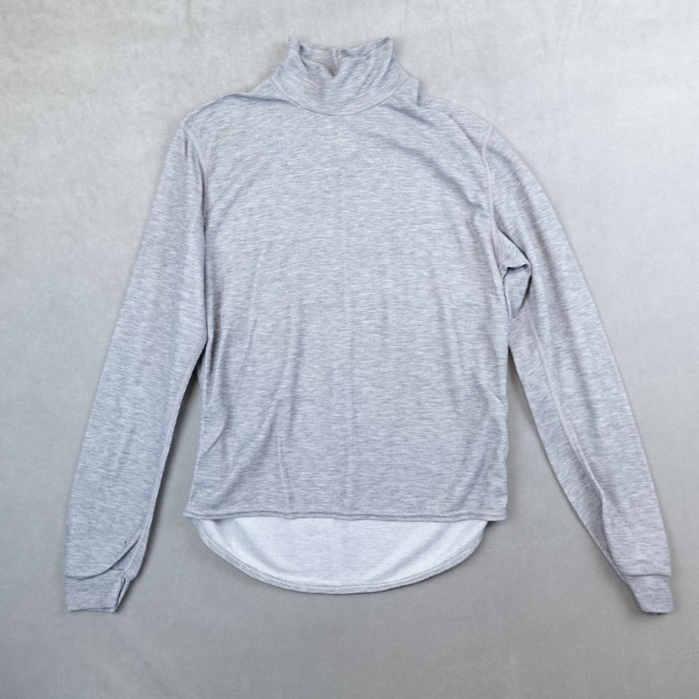 InSport Polartec Shirt Lightweight Cold Weather Small Long Sleeve Gray